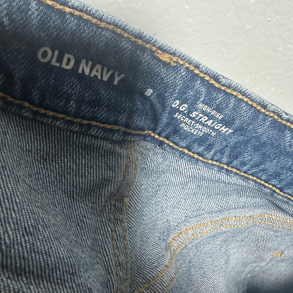 Old Navy Blue Jean Shorts Distressed Casual Style - Picture 4 of 4